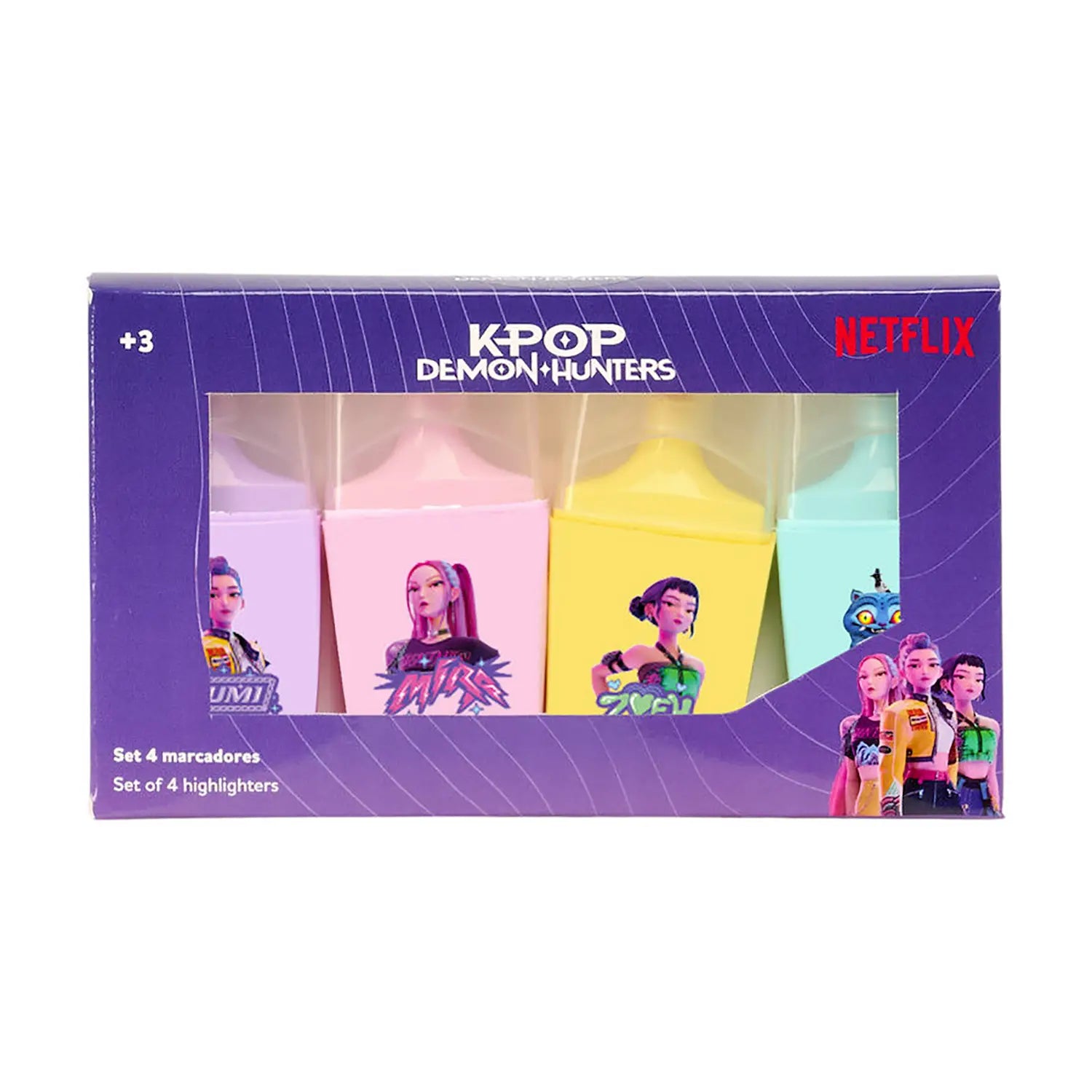 K Pop Demon Hunters Set 4 Evidenziatori
