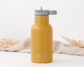 Borraccia in acciaio inox con cannuccia per bambini, 350 ml,vari colori