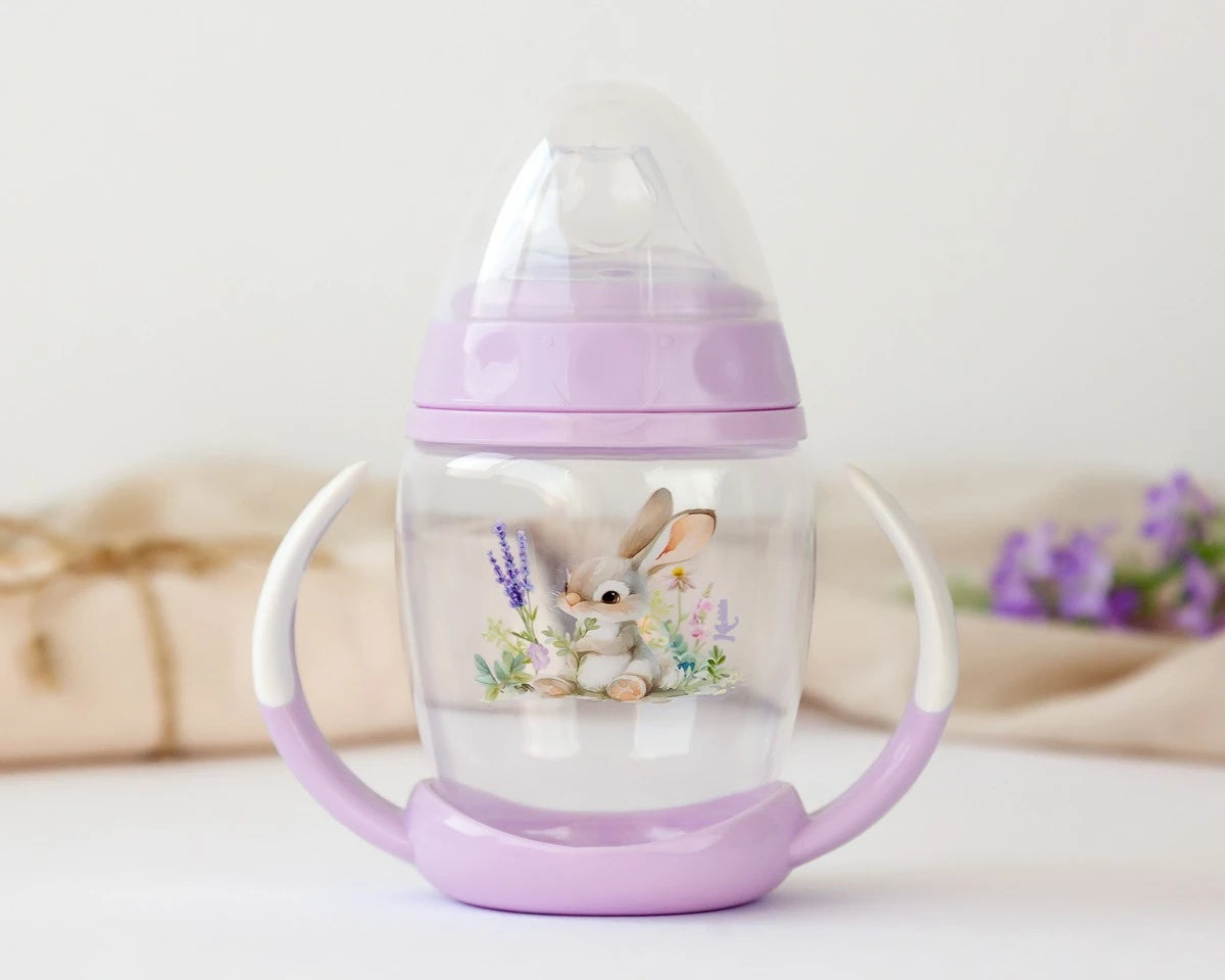 Tazza apprendimento step 1 coniglio lavanda