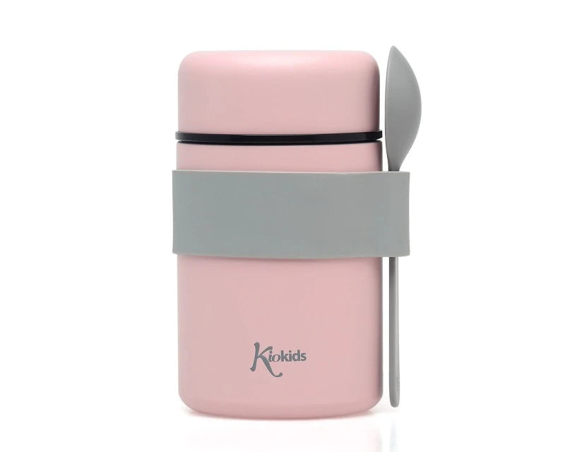 Thermos acciaio 500 ml con cucchiaio vari colori